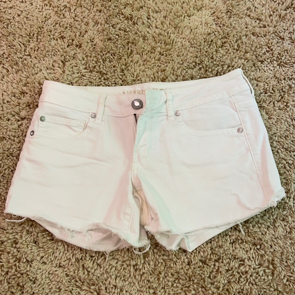 American Eagle Super Low Stretch Shortie Shorts